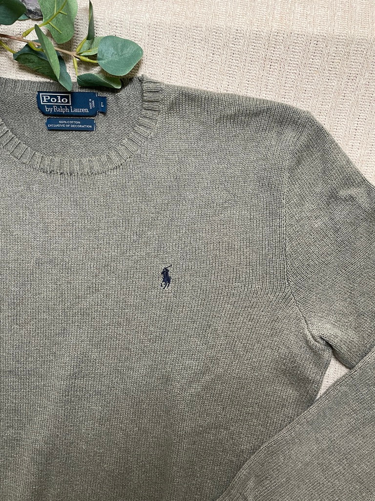 Trui | Ralph Lauren | L | grijs