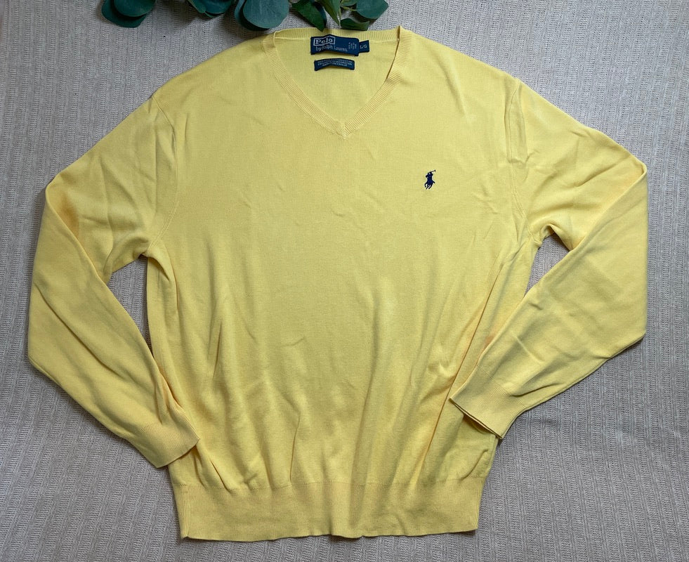 pullover | Ralph Lauren | L | geel