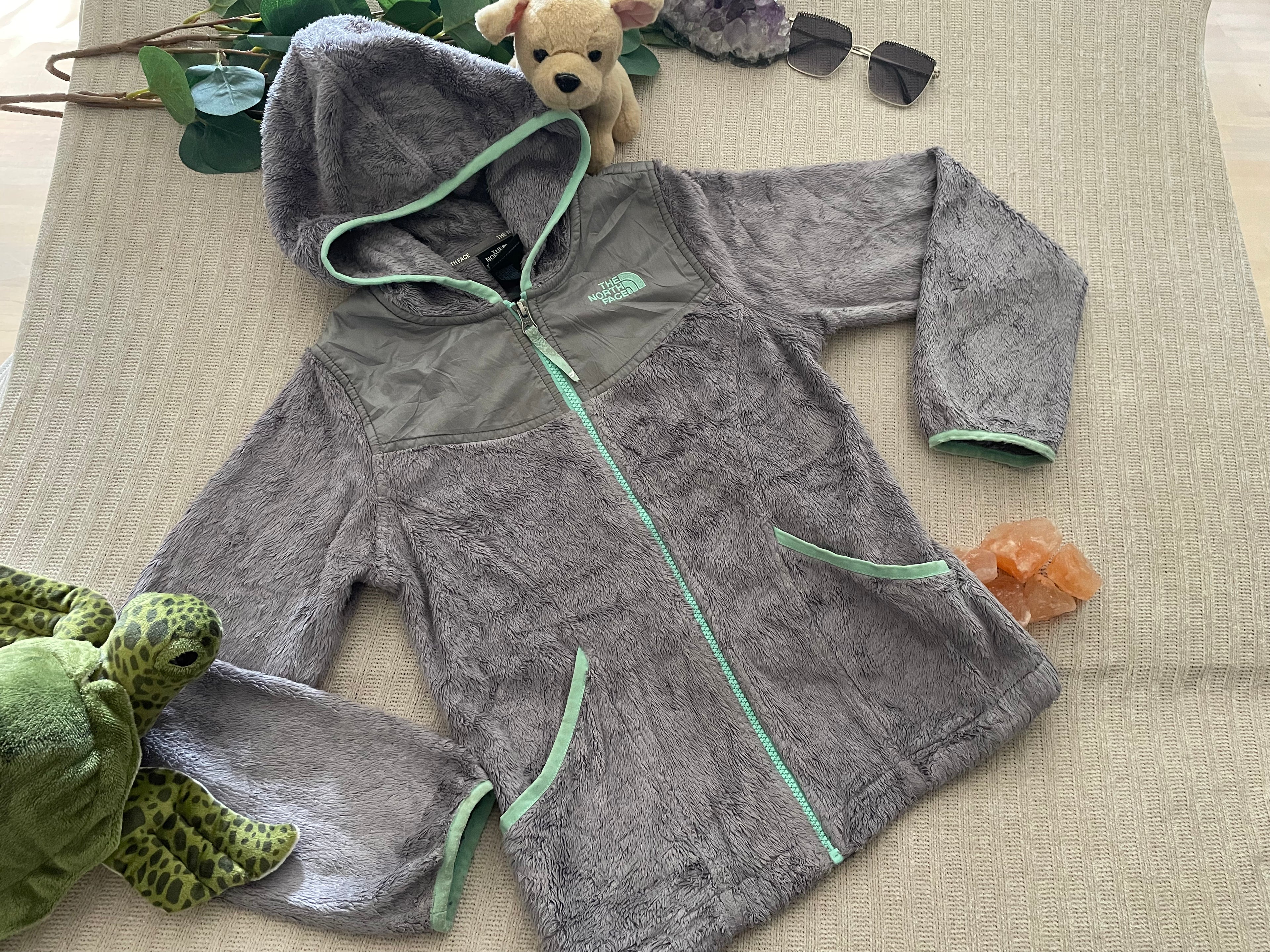 North Face | Vest | Maat 134/140 | Grijs Mintgroen