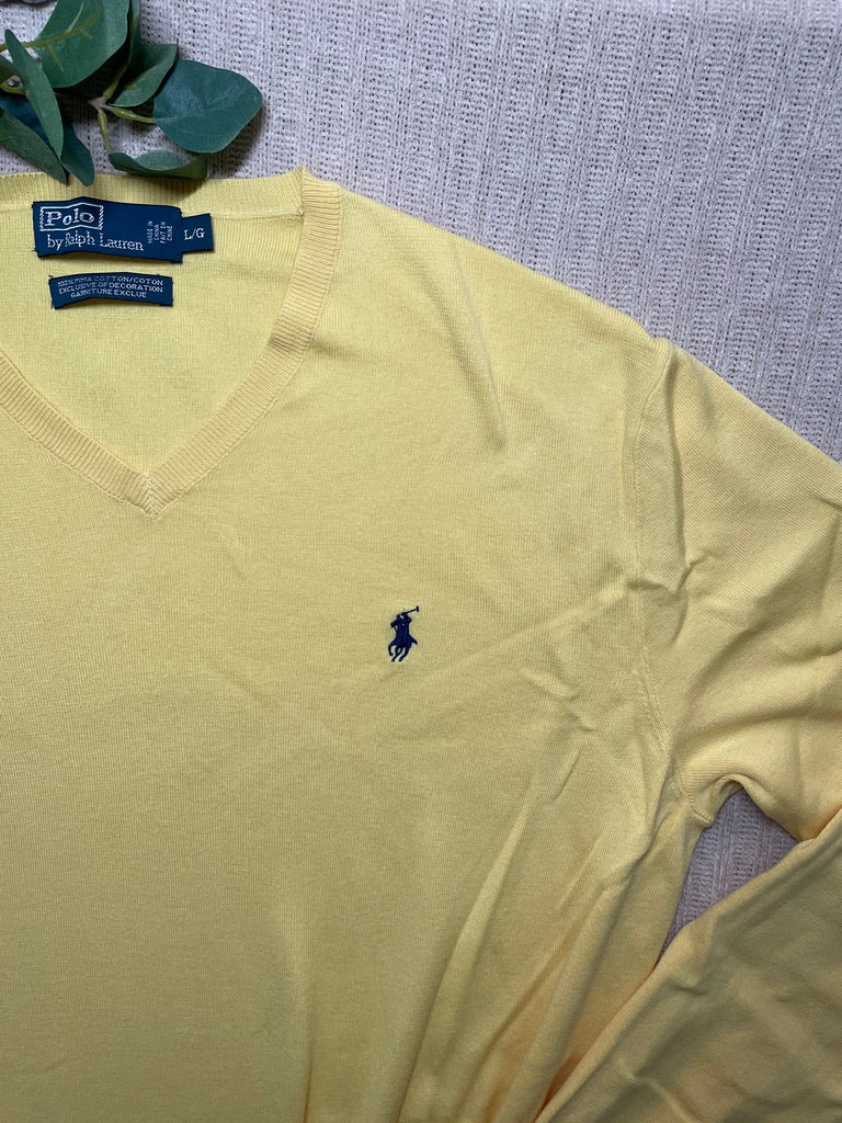 pullover | Ralph Lauren | L | geel