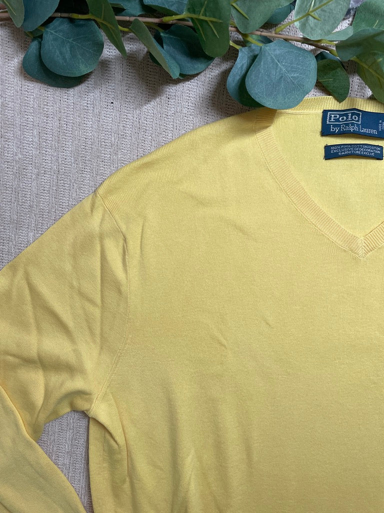 pullover | Ralph Lauren | L | geel